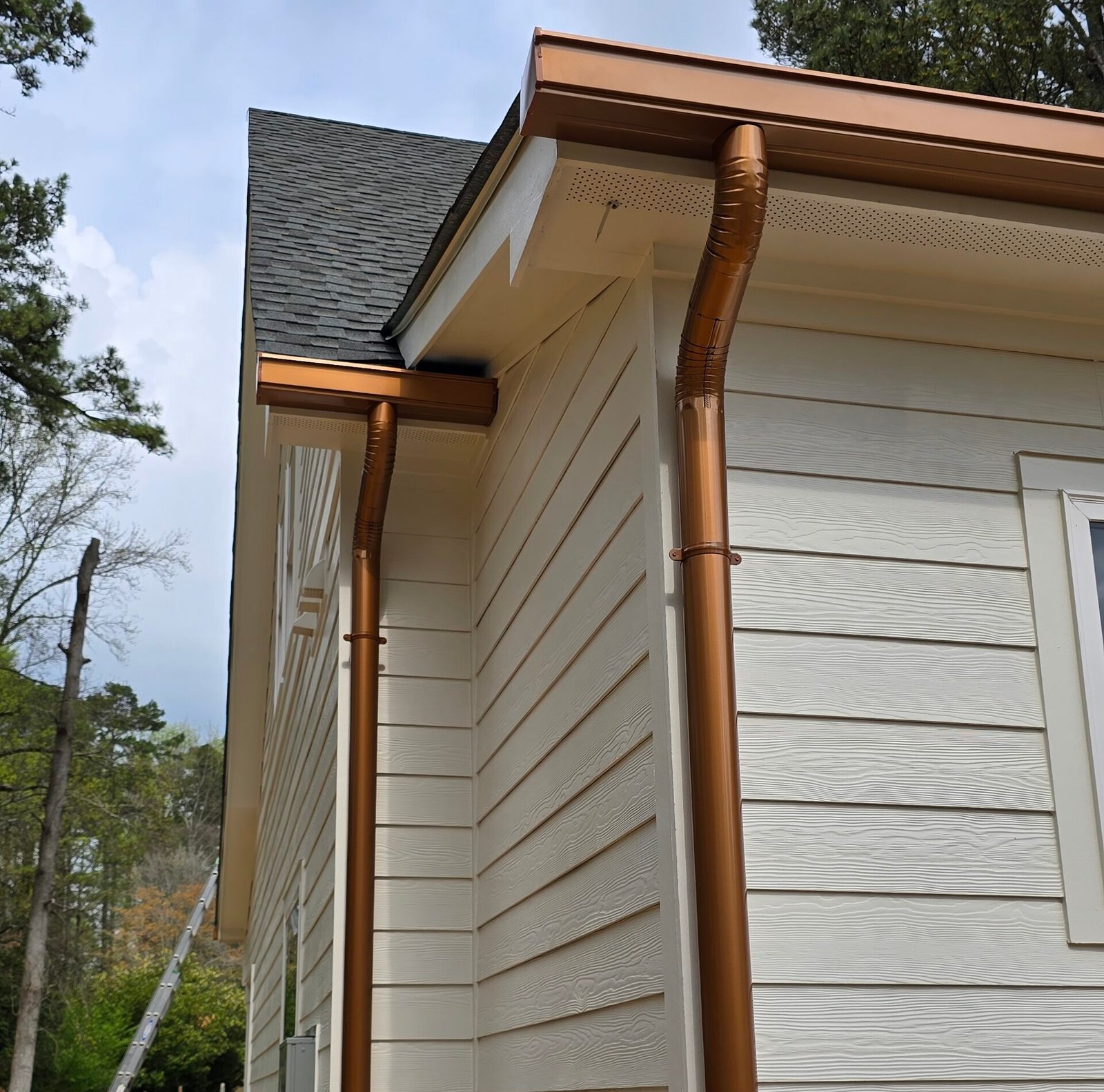 gutter installation dunwoody ga for roofline drainage water flow and home protection